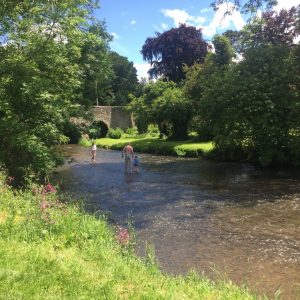 Paddling in Pembridge